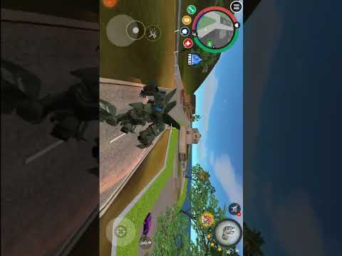 I destroy a helicopter and Car and many people on rope hero vice town