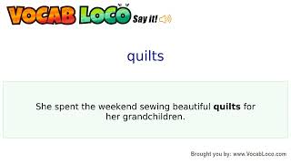 Video thumbnail for quilts