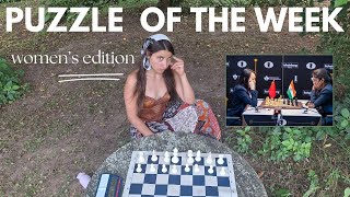 Lei Tingjie vs Vaishali Rameshbabu - Women's Puzzle of the Week