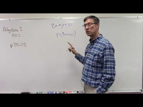 Algebra 1102 p. 25-28