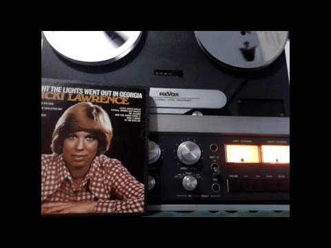 RARE OPEN REEL TAPE !!  Vicki Lawrence ‎– The Night The Lights Went Out In Georgia 3.3/4 IPS