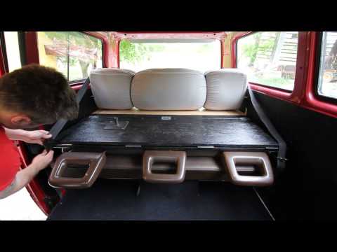 VW T3 - Back seats/bed