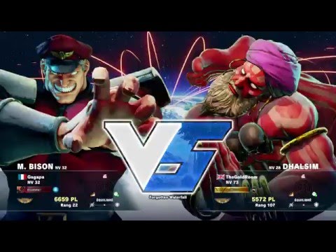 Gagapa ( M.Bison ) VS TheGoldRoom ( Dhalsim ) HD 1080p - Street Fighter 5