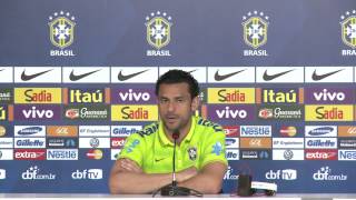 Fred fala sobre a importância do gol em amistoso