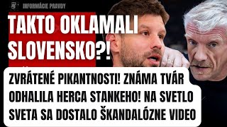 Maska PADLA! Škandál Stankeho a Šimečkovcov! Známa tvár šokujúce zverejnila VIDEO #politika #fico