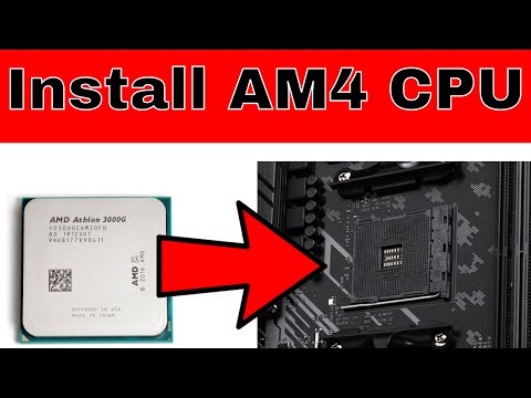 How To Install AMD AM4 CPU onto a motherboard. Basics