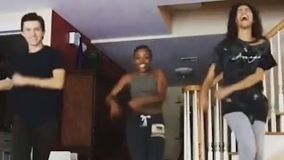 Zendaya &amp; Tom Holland Take On The Typo Dance Challenge