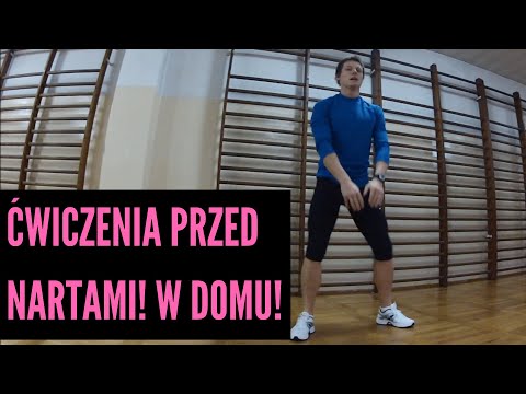 Trening i ćwiczenia wzmacniające przed sezonem narciarskim w domu- Instruktor Szymon Słoma