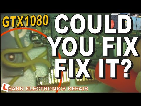 GTX 1080 Repair - Burnt PCB - Can we fix it?