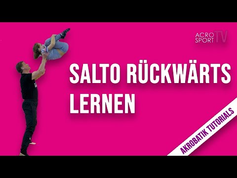 Salto rückwärts lernen | Angst überwinden, Vorübungen, Hilfestellungen | AcroSportTV