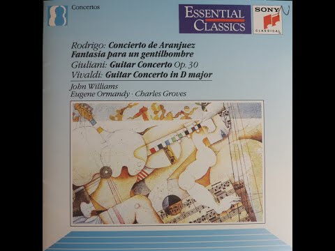 Rodrigo , Giuliani, Vivaldi - Guitar Concertos - John Williams [Complete 1992 CD Compilation]