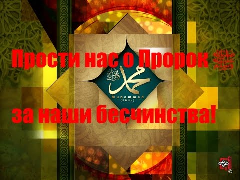 Прости нас о Пророк ﷺ за наши бесчинства друг к другу!