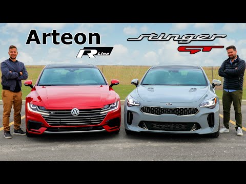 2020 Kia Stinger GT vs. Volkswagen Arteon R-Line // 50.000-Dollar-Vergleich