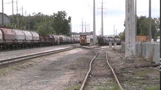 preview picture of video 'NS Local switching at Wayne, MI. - July 2, 2014'