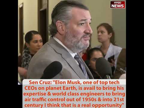 Cruz: Musk top tech CEO air traffic control 1950s; DESANTIS: Musk/DOGE identify & root out $ wasted