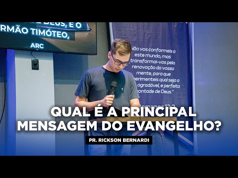 VOCÊ SABE QUAL É O FUNDAMENTO DO EVANGELHO? ( Pr. Rickson Bernardi )