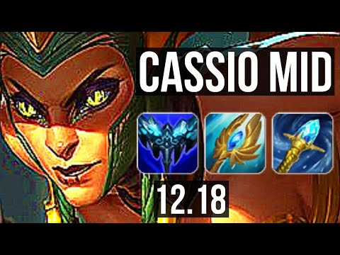 CASSIOPEIA vs XERATH (MID) | 6/0/8, 600+ games, Dominating | KR Diamond | 12.18