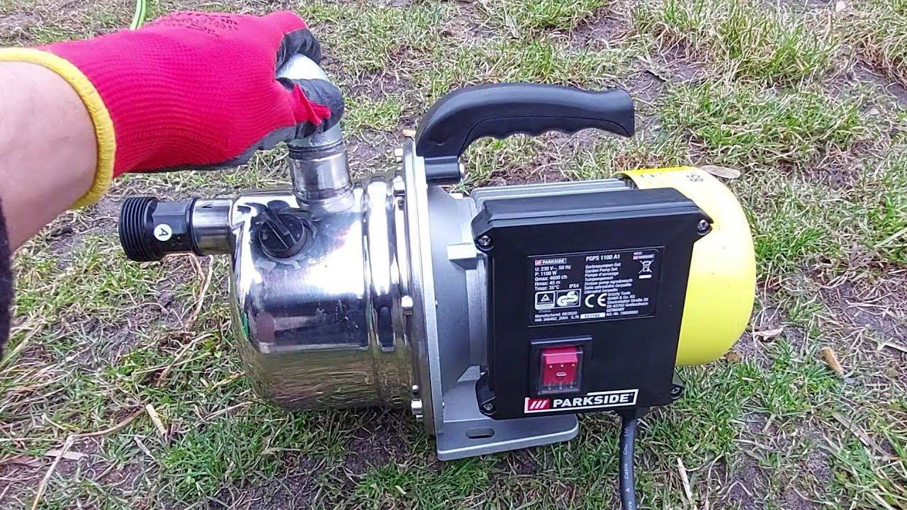 Ogrodowa pompa wody. Pierwsze uruchomienie i jak działa .