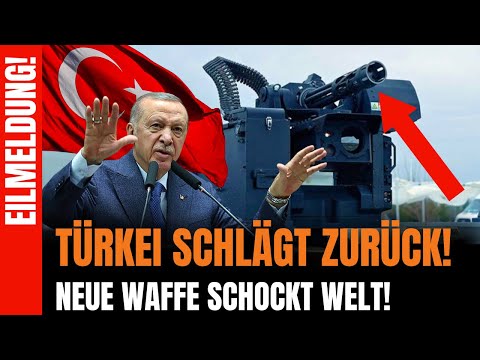 🚨UNFASSBAR!! Türkei testet Mega-Waffe - 3000 Schuss/Minute holen Drohnen vom Himmel!
