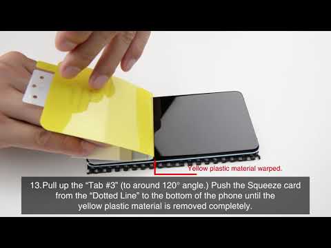 TAURI S20 Screen protector + Camera lens protector installation video