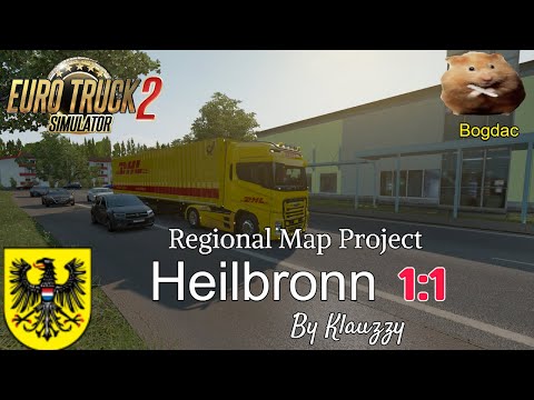 ETS2 1.38 Heilbronn 1:1 map by Klauzzy v1.1.1.