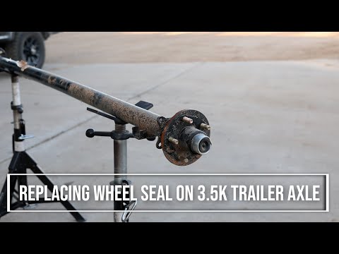 How to Replace a 3,500lb trailer wheel seal/hub