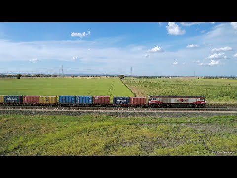 7922V SCT / SBR Dooen To Melbourne Container Train With CSR012  (6/11/2023) - PoathTV Railways