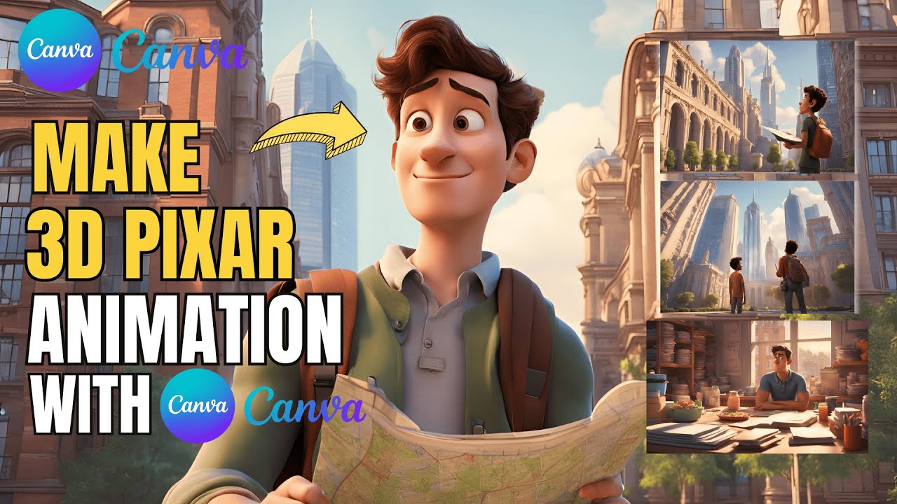 How to Create 3D AI Animated Story Videos with Canva AI Full Course