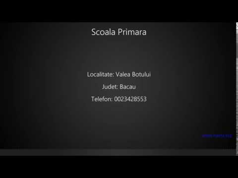Scoala Primara Valea Botului