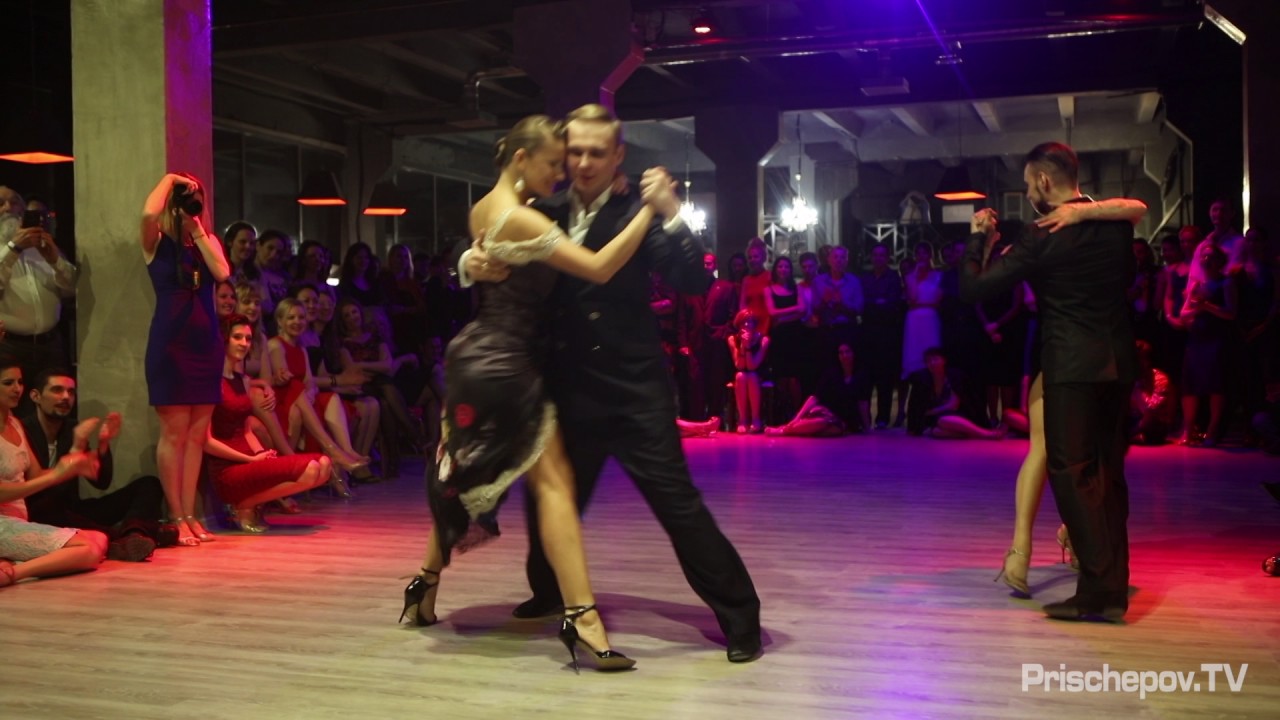 Video thumbnail for Dmitry Kuznetsov & Olga Nikolaeva, Stanislav Fursov & Ekaterina Simonova, Milonga Russia 2017