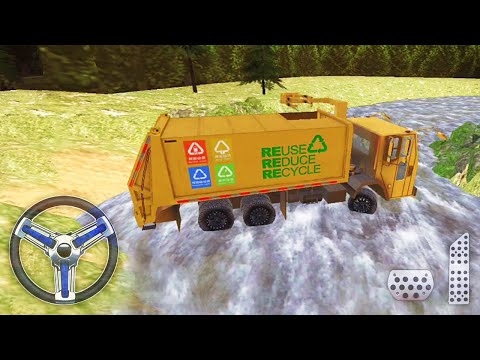 Garbage Truck Offroad Driving Simulator - Trash Dump Truck Driver Gadi Game - Android Gameplay
