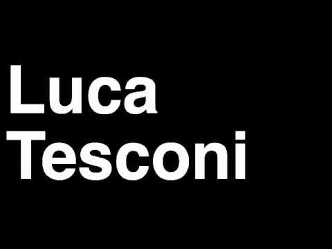 How to Pronounce Luca Tesconi Italy Silver Medal 10m Air Pistol London 2012 Olympics Video
