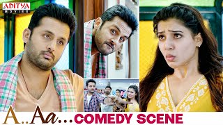  A Aa  Movie Ultimate Comedy Scene  Nithiin Samant