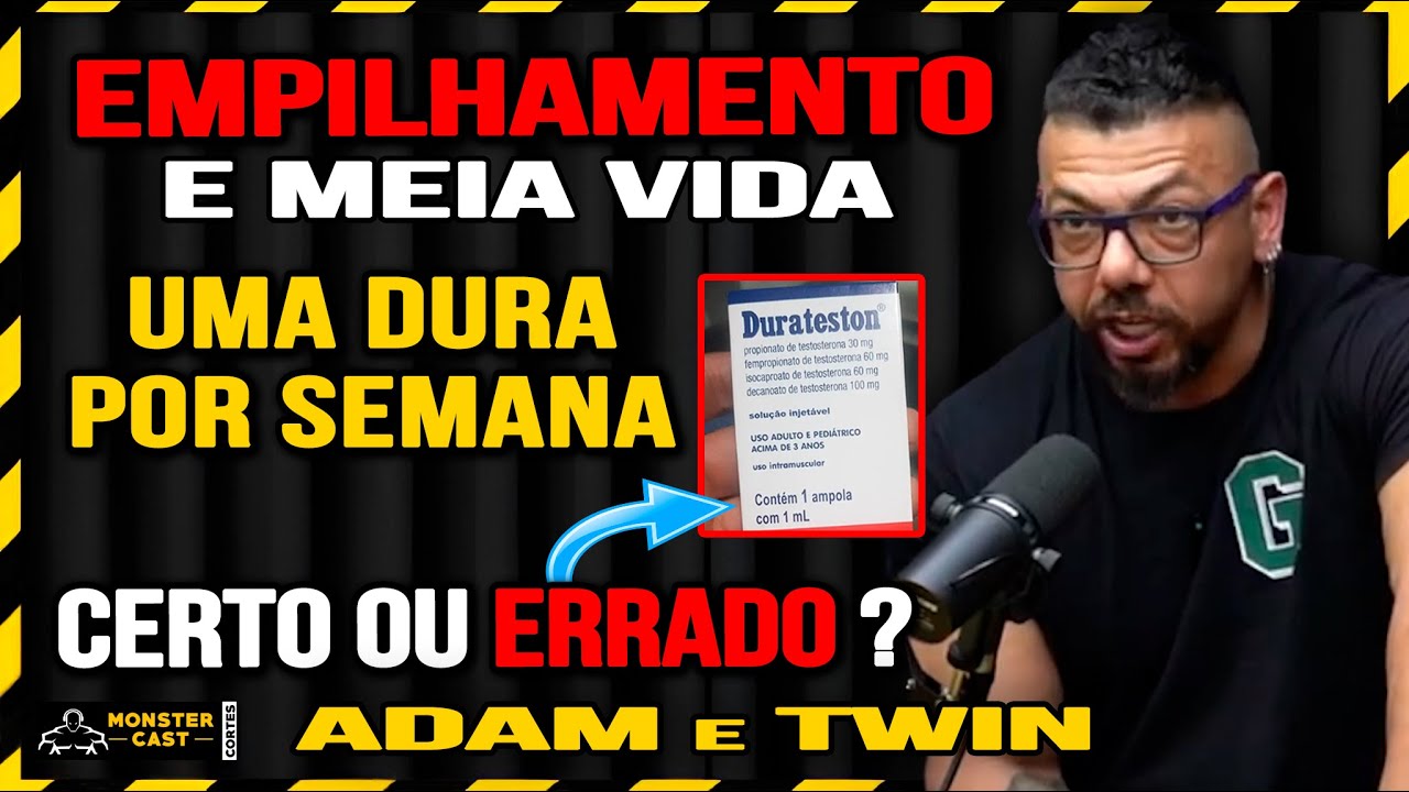 UMA DURA POR SEMANA TÁ CERTO MESMO ? MEIA VIDA e EMPILHAMENTO ! | ADAM ABBAS & LEANDRO TWIN