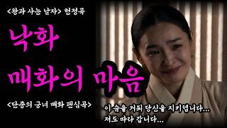 '왕과 사는 남자' 헌정곡 🌸 "매화의 마음 (낙화)" | 저도 따라가렵니다... 단종의 궁녀 매화(전미도)의 마지막.. l #전미도 #박지훈 #유해진 #유지태 #장항준 #왕사남