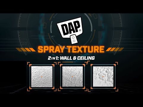 How To Use DAP 2in1 Wall & Ceiling Spray Texture