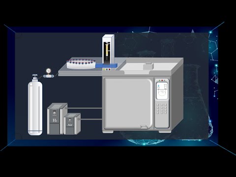 Gas Chromatography - Flame Ionization Detector Animation