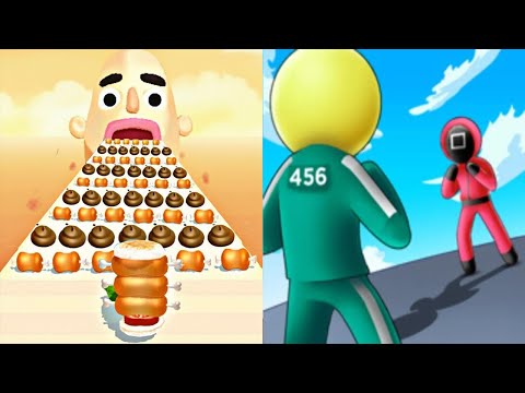 Sandwich Runner VS Giant Rush - All Levels Gameplay Android iOS Ep 1