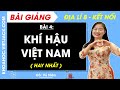 Bài 4. Khí hậu Việt Nam