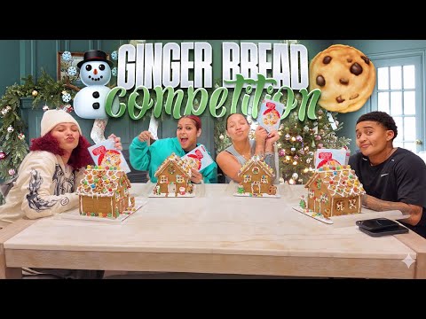 Gingerbread Competition Gone Wrong VLOGMAS Day 2 🎅🏽 ft.  Carmen P & Rose