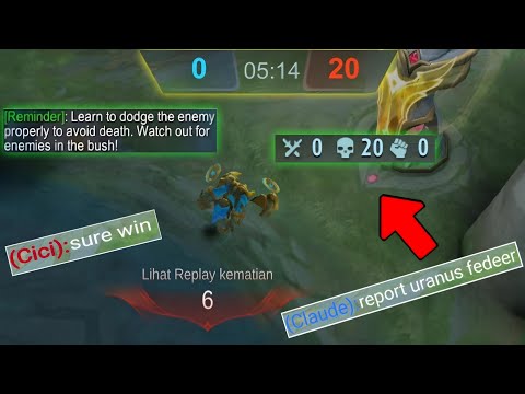 PRANK URANUS FEEDING 20x TEAM AUTO TOXIC😂 (hardest prank ever) - Mobile Legends