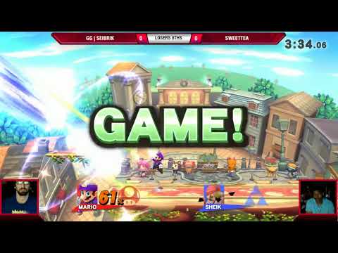 VS Weekly 8/3/17 - Losers 8th - Seibrik (Mario) vs SweetTea (Sheik) - Smash 4