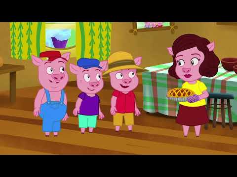 3 Contos | Os 3 Porquinhos + Os 3 Porquinhos vão Acampar + O Lobo mau e o Porquinho Gigante