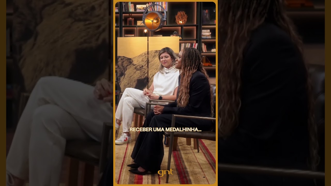 Rebeca Andrade trouxe o ouro pra genteeee! ✨🥇✨  #ConversaComBial #Shorts