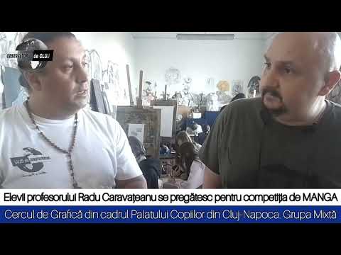OBSERVATORUL de CLUJ: Cercul de Grafică, Palatul Copiilor, Cluj. Prof. Radu Caravațeanu