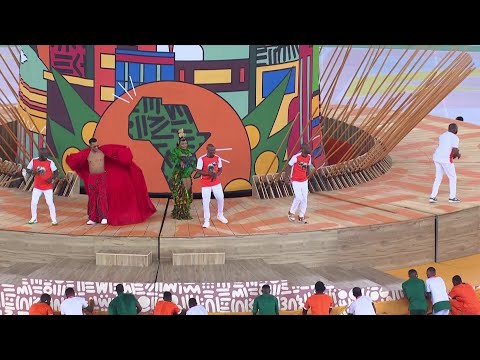 La prestation de Magic System à la cérémonie d'ouverture de la 34 è édition de la CAN à Ebimpé