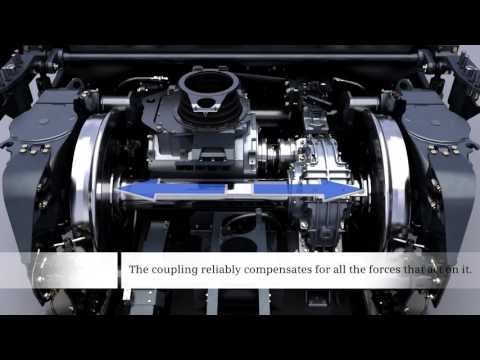 Produktvisualisierung Kupplung Hochgeschindigkeitszüge (Simens AG)