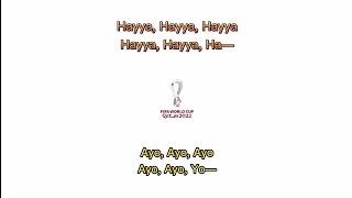 Download lagu Hayya Hayya (Better Together) Lyrics TERJEMAH INDONESIA - Soundtrack FIFA World Cup 2022 Qatar mp3