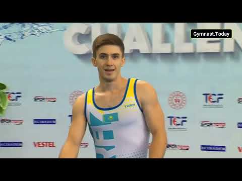 Top 3 in Men's Floor Event Final - 2022 Mersin Gymnastics World Challenge Cup