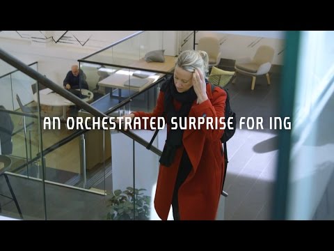See how the Royal Concertgebouw Orchestra surprised ING with a special concert